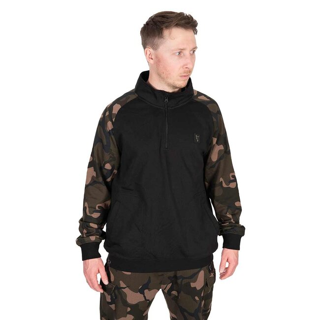 FOX Black / Camo QTR ZIP Pullover - Trui - SIZE L