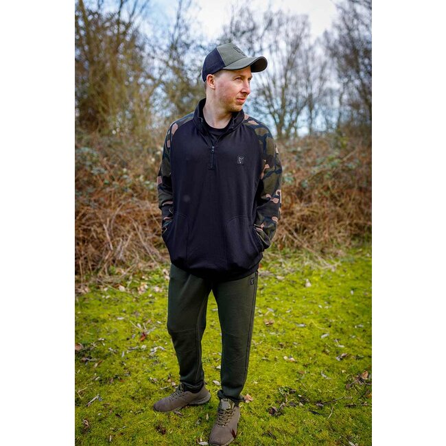 FOX Black / Camo QTR ZIP Pullover - Trui - SIZE L