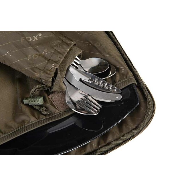 FOX Camolite 2 Person Dinner Set - Complete dinerset voor twee personen met Fox Camo design
