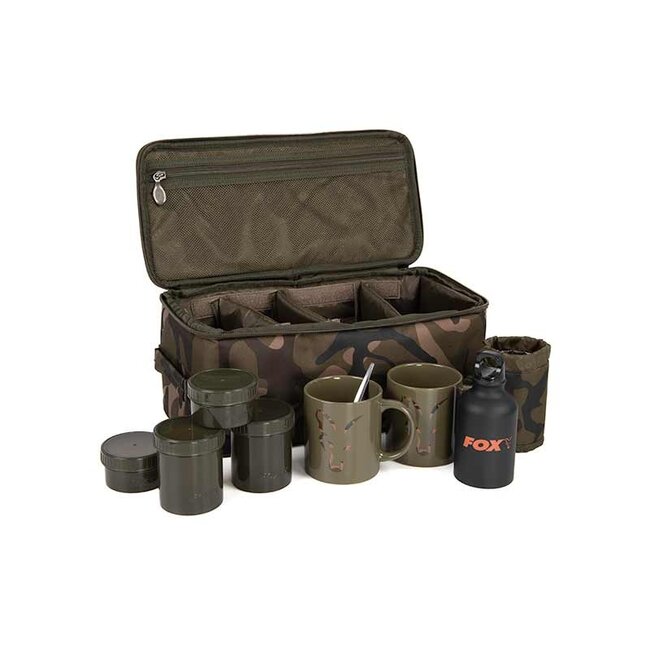 FOX Camolite Brew Kit Bag - Thermisch geïsoleerde opbergtas voor koffie- en theebenodigdheden
