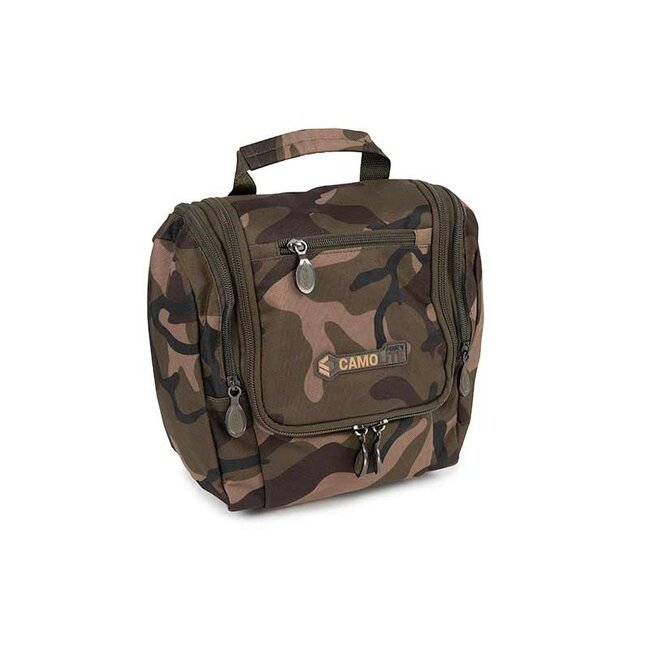 FOX Camolite Wash Bag - Toilettas voor toiletartikelen met spiegel en opbergvakken
