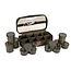 FOX Camolite 12 Pot Hookbait Case - Waterbestendige haakaas tas met 12 potten in Fox Camo