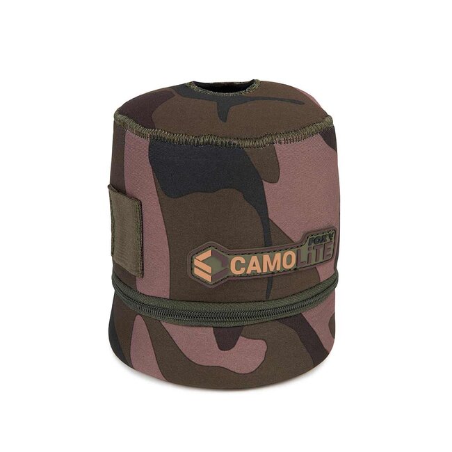 FOX Camolite Gas Cannister Sleeve voor gasbussen | Neopreen Camo