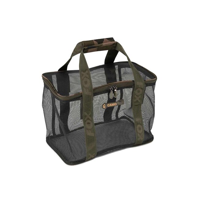 FOX Camolite Air Dry Bags voor aasopslag met verrubberde mesh en camo design