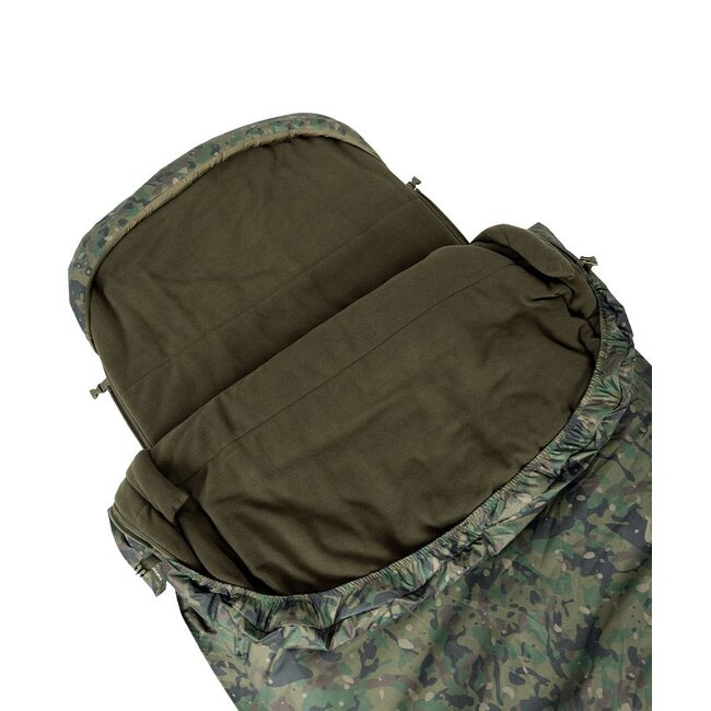 Trakker 365 Camo Sleeping Bag – Hightech isolatie met omkeerbare voering voor 5-seizoens gebruik
