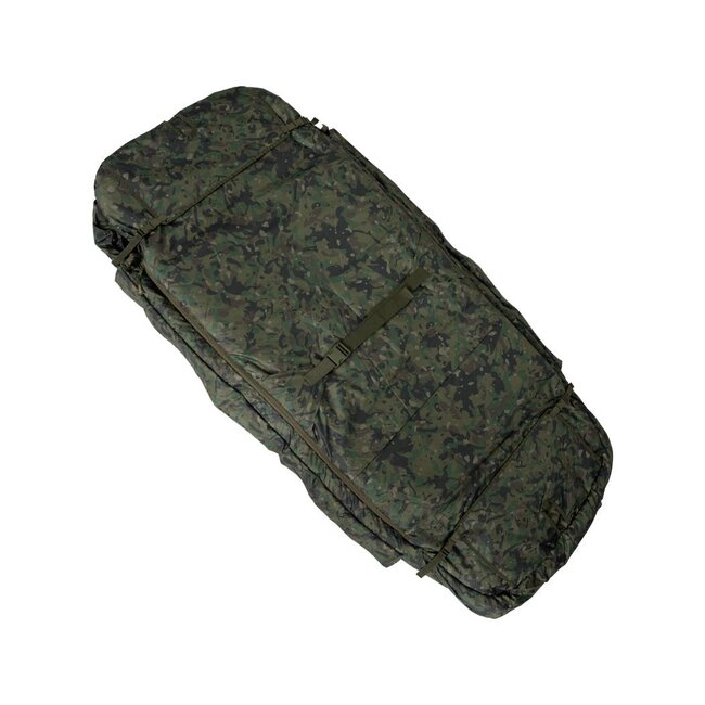 Trakker 365 Camo Sleeping Bag – Hightech isolatie met omkeerbare voering voor 5-seizoens gebruik