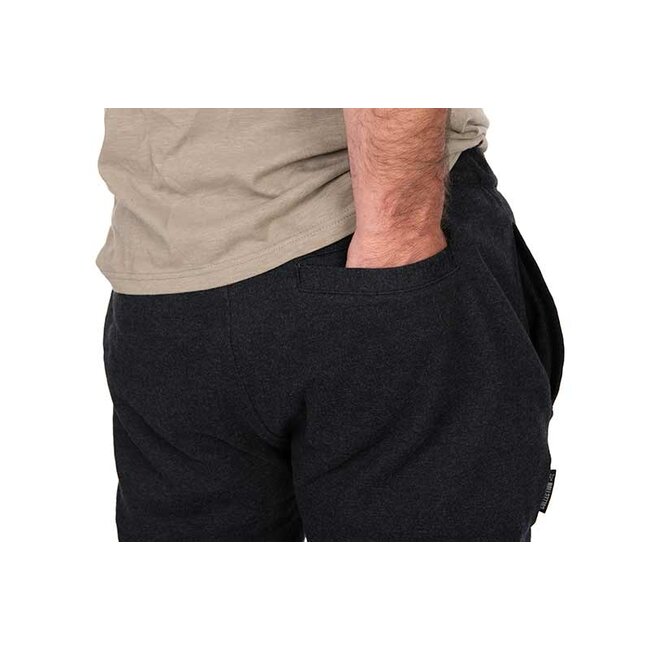 FOX Collection Sherpa Joggers - Zwart/Oranje - Warme Joggingbroek met Sherpa Voering