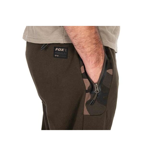 FOX PREMIUM 310 Joggers Khaki/Camo - Comfortabele Joggingbroek met Camo Accenten