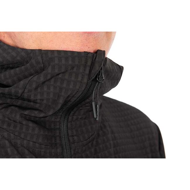 FOX PREMIUM Mid Layer Jacket Black - Ademend en Comfortabel met Stretch