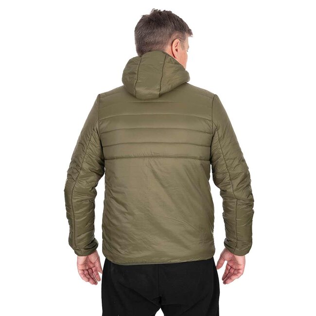 FOX QUILTED 100 Jacket Olive - Lichtgewicht, Warm en Comfortabel met Capuchon