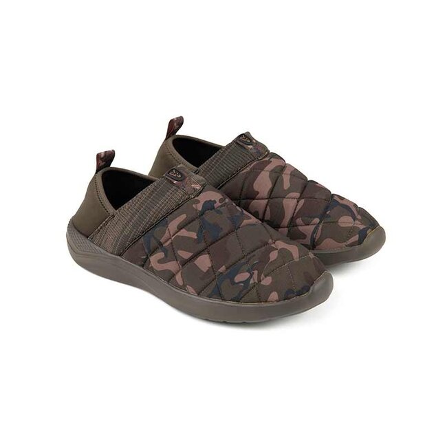 FOX Bivvy Slippers - Camo Comfortabele en Warme Sloffen
