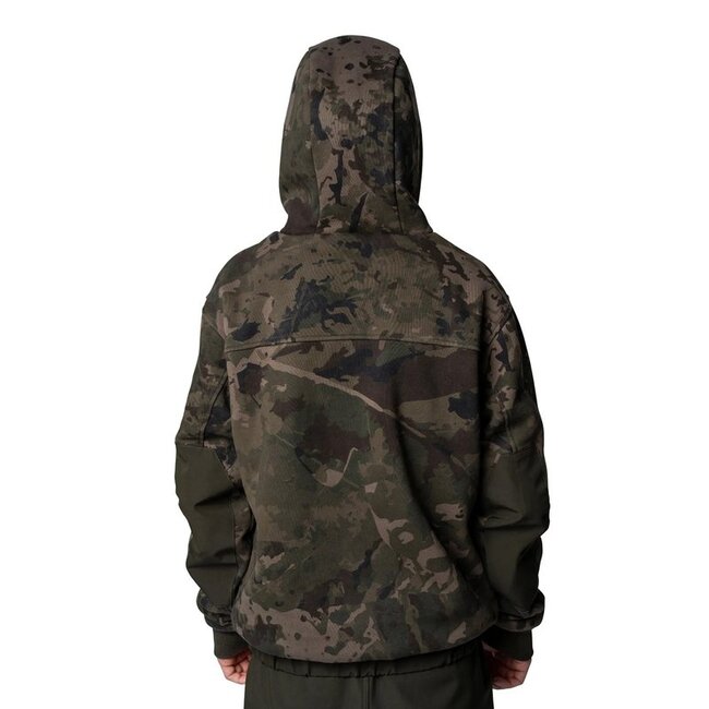 Nash ZT Wind Chill Hoody Camo – Thermische Mid Layer met Pixel Fleece