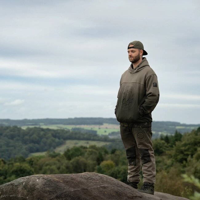 Nash ZT Wind Chill Hoody Two Tone Element – Thermische Mid Layer met Camo Details