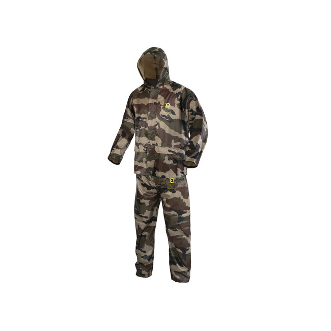 Delphin Regenpak Camouflage - Waterdicht en Compact voor Regenachtige Dagen