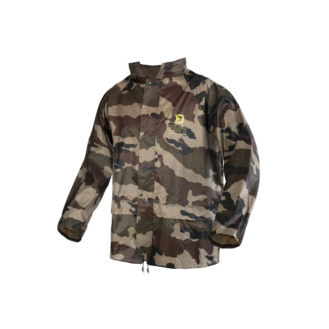 Delphin Regenpak Camouflage - Waterdicht en Compact voor Regenachtige Dagen