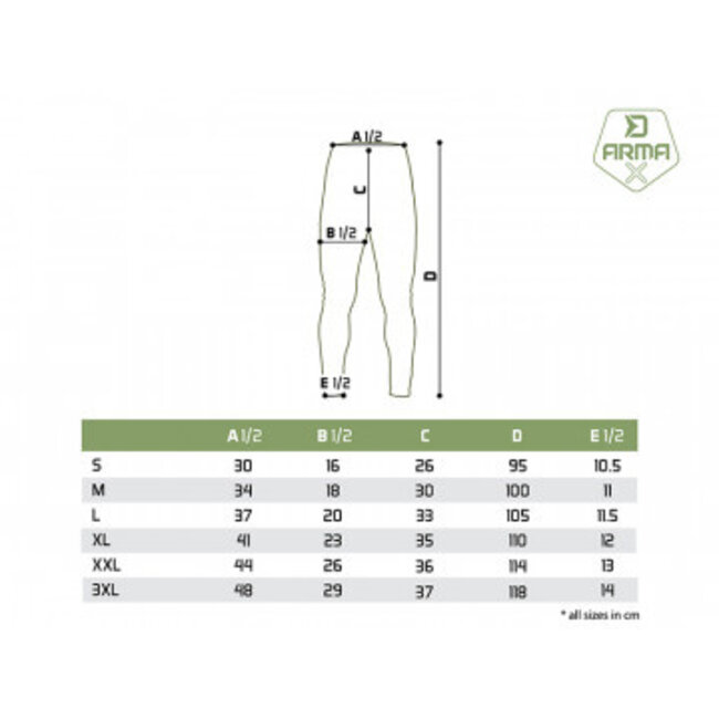 Delphin ArmaX - Thermo Onderkleding - Warm - Elastisch - Donkergroen