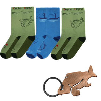 karpercentrale Giftbox - Sokken & Karper Bieropener - 41-46