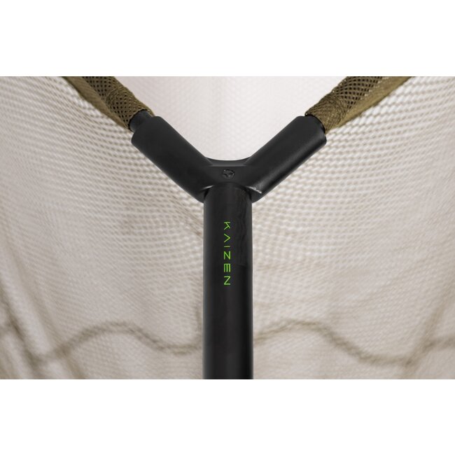 Korda Kaizen Green Landing Net - 42 Inch Net met Koolstofvezel Steel