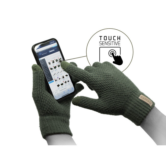 Delphin KNITY Gebreide Handschoenen - Stijlvol en Warm voor Vissen en Casual Gebruik