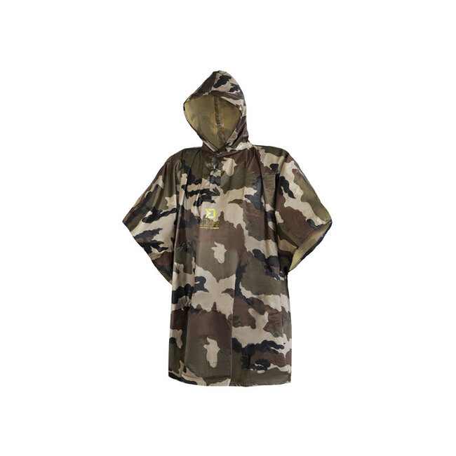Delphin Waterproof Poncho - Camouflage Regenponcho met Compact Transportformaat