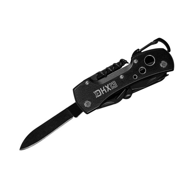 Delphin Pocket Knife KnifeX13 - Multitool met 13 Functies voor Outdoor en Vissers