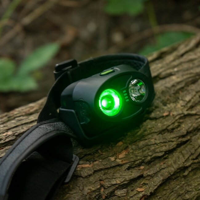 RidgeMonkey VRH300X Pro USB Oplaadbare Hoofdlamp met 5 Kleurmodi