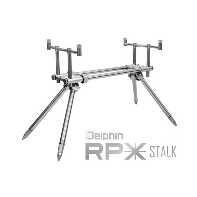 Delphin RPX Stalk Silver - Rodpod voor 2 Hengels