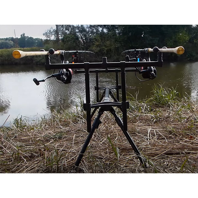 Delphin BronX - Rodpod voor 3 Hengels