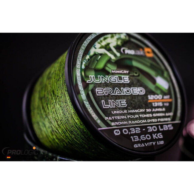 Prologic Mimicry Jungle Braid - 1200m - 0.36mm - 40LB - Camo - Gevlochten lijn