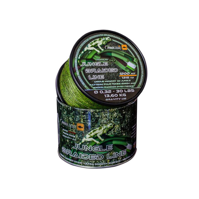 Prologic Mimicry Jungle Braid - 1200m - 0.36mm - 40LB - Camo - Gevlochten lijn