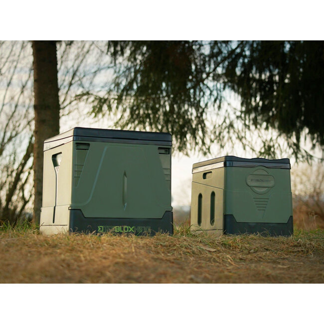 Delphin Portable Toilet - Compact outdoor toilet - Groen