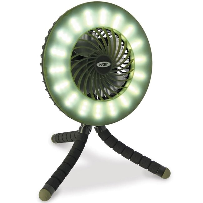 NGT Dynamic Bivvy Ventilator & Bivvy Lamp