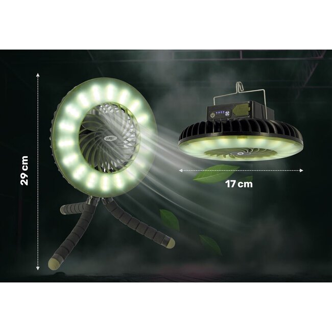 NGT Dynamic Bivvy Ventilator & Bivvy Lamp