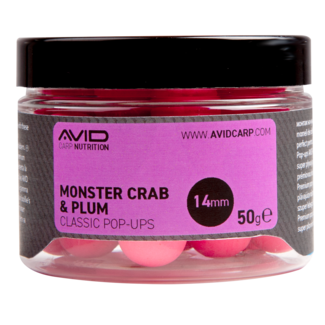 Avid Carp Monster Crab & Plum - 14mm - Pop-Ups