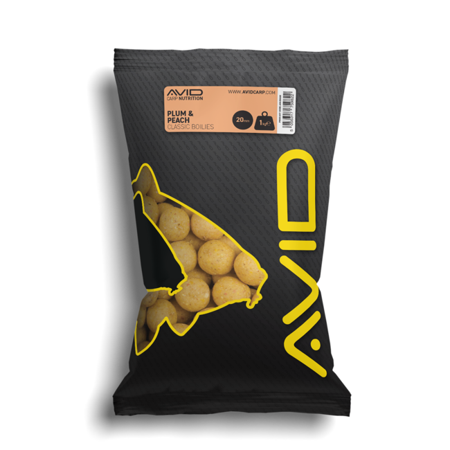 Avid Carp Plum & Peach - 20mm - 1KG - Boilies