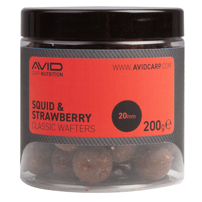 Avid Carp Squid & Strawberry - 20mm - Wafters