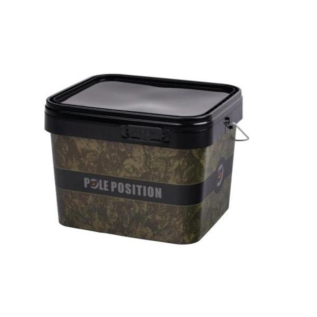 Pole Position Tackle & Bait Bucket - Emmer met deksel