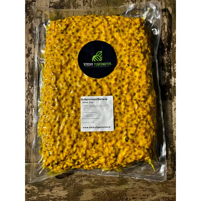 Sticky Tigernuts Buttercream & Banana - 3KG - Kant en Klare Tijgernoten