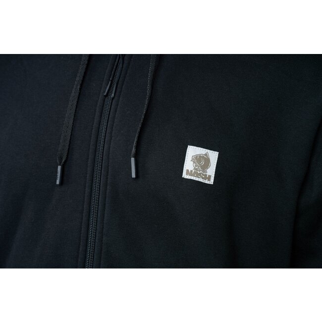 Nash Make it Happen - Badge Zipped Hoody - Zwart