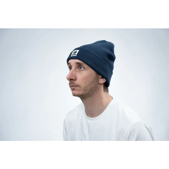 Nash Make it Happen - Badge Beanie - Blauw