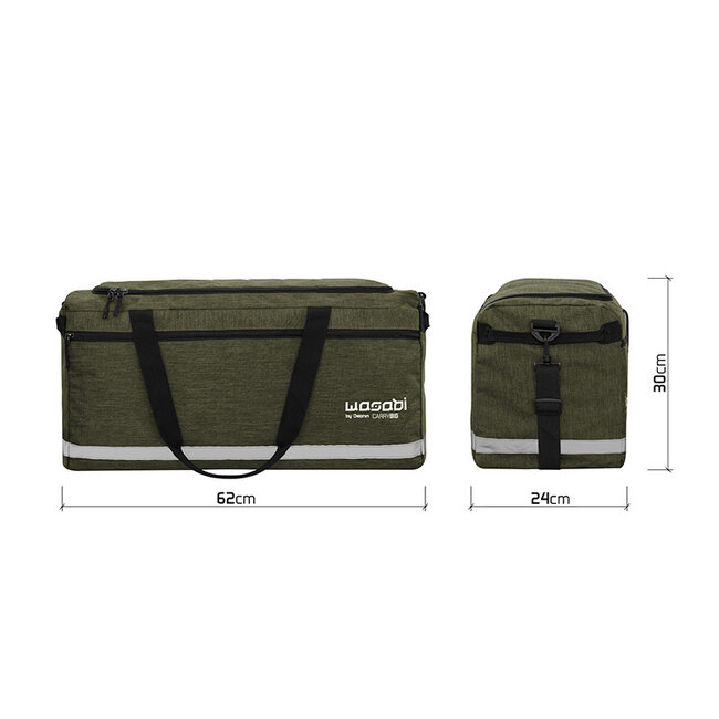 Delphin Wasabi Carry-All - XXL - 44L - Groene Vistas