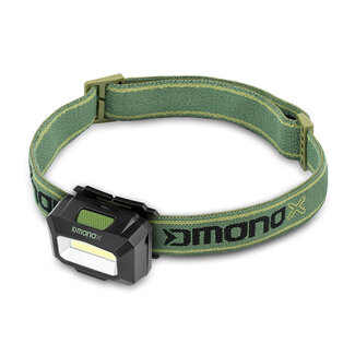 Delphin MonoX - Hoofdlamp - Wit & Groen LED