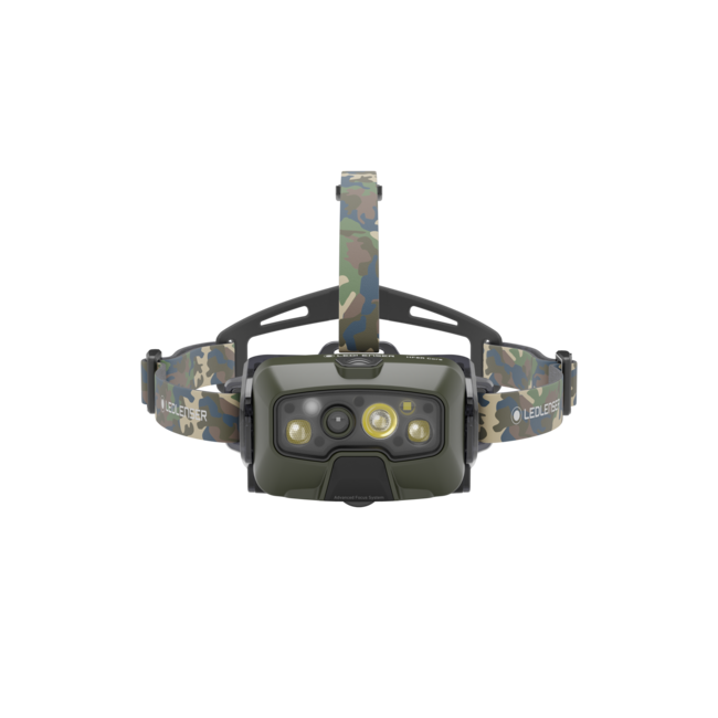 Ledlenser HF8R Core RGB - Camouflage Edition - Hoofdlamp - 1600 Lumen - Rood/Groen/Blauw Licht