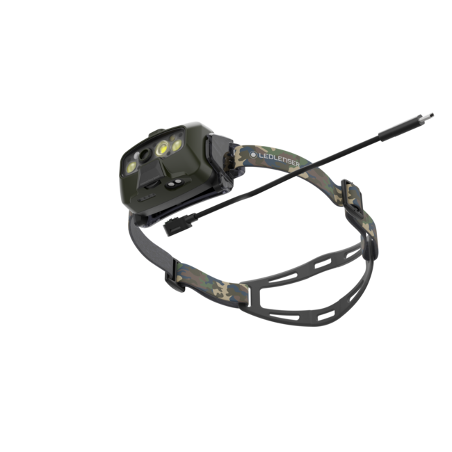 Ledlenser HF8R Core RGB - Camouflage Edition - Hoofdlamp - 1600 Lumen - Rood/Groen/Blauw Licht