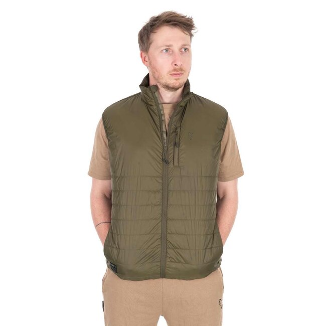 FOX 100 Gilet - Bodywarmer - Olijf Groen - Lichtgewicht - Gevoerd