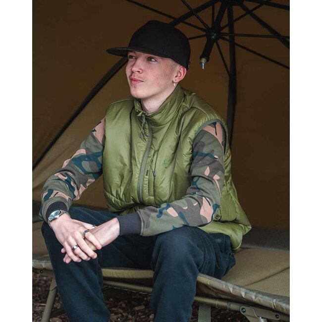 FOX 100 Gilet - Bodywarmer - Olijf Groen - Lichtgewicht - Gevoerd