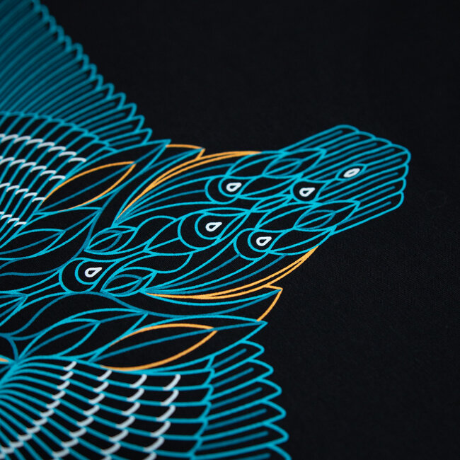 Kumu Take Flight - Kingfisher - Ijsvogel T-Shirt - Artistiek - 140gsm