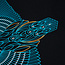 Kumu Take Flight - Kingfisher - Ijsvogel T-Shirt - Artistiek - 140gsm