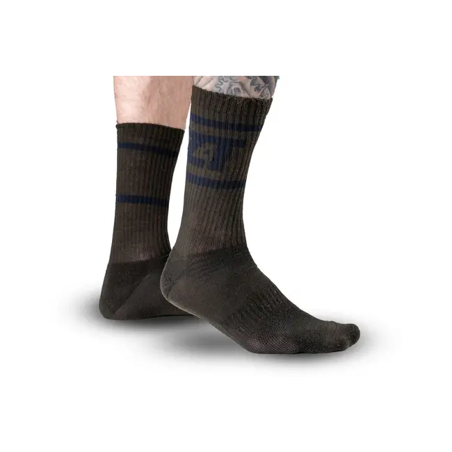 Nash ZT Lite - Crew Socks - 2 Pack - Sokken - Zwart - Ademend & Stretch