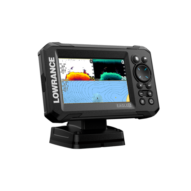 Lowrance  Eagle 5 SplitShot ROW - Dieptemeter - 5 inch - GPS & Sonar